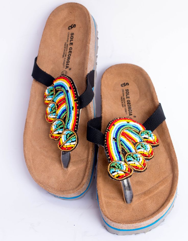 Beaded Hand Made Slippers
